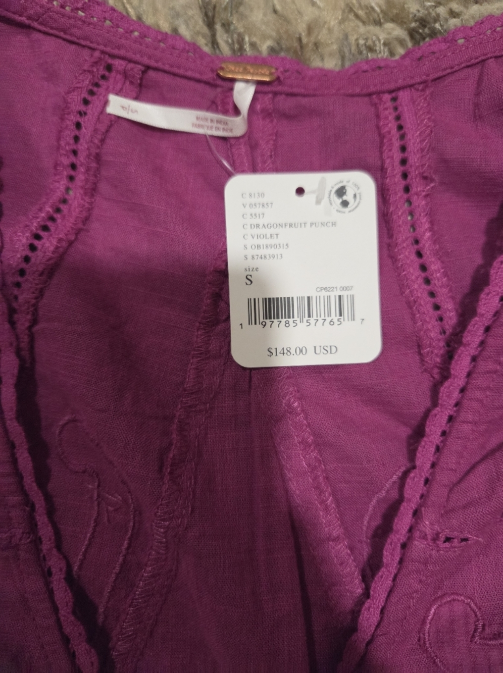 NWT Free People - Serenity Mini Dress - Picture 11 of 12
